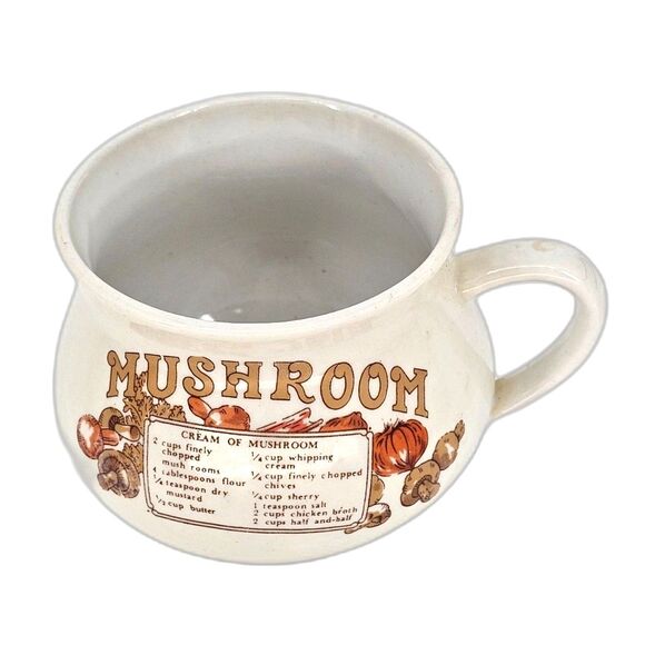 Vintage Lot of 3 Soup Recipe Mug Bowls Crock With Handle - Picture 5 of 8